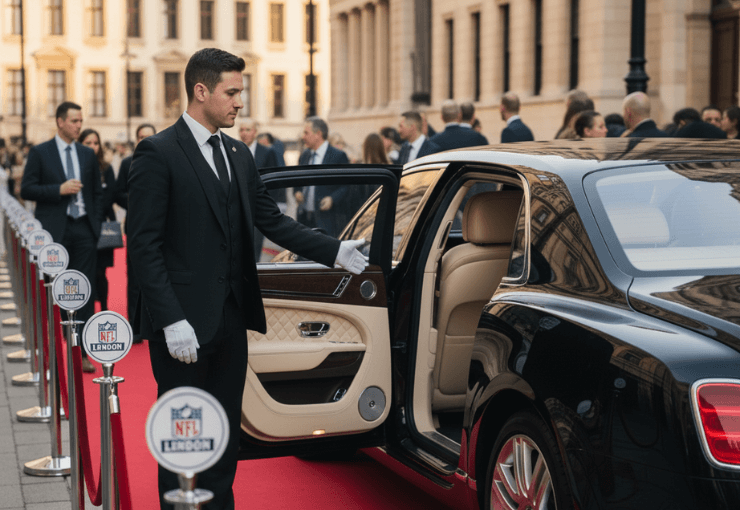 VIP Chauffeur Service London for NFL & World Travel Expo 2025 — London Wheels Limo
