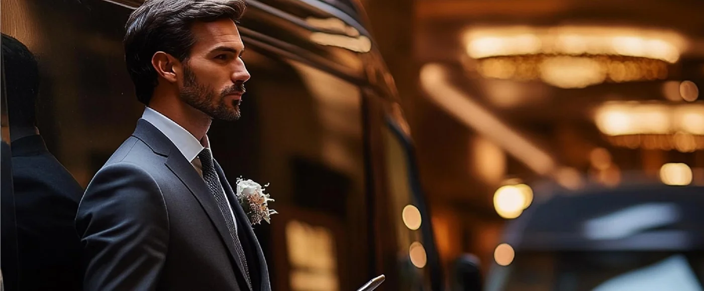 Business Professionals Choosing Chauffeur Services for Corporate Events — London Wheels Limo